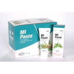 MI PASTE - (without fluoride) - For Children under 6 Years of age- 10 Packs (10x40g Tubes) - Mint